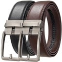 Curea bărbătească din piele naturală de vacă cu cataramă automată Curea elegantă din piele Accesoriu la modă de înaltă calitate atât 1