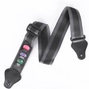 Curea de chitară electrică reglabilă cu 3 suporturi pentru pick-uri, curea de umăr căptușită, accesorii muzicale, confort, siguranță la cântare 5