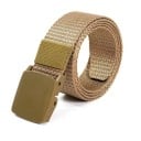 Curea de nailon pentru bărbați cu cataramă din plastic 120 x 3,7 cm Centura de lucru reglabilă Curea ușoară și durabilă 4