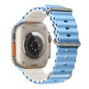 Curea din silicon de 42 mm pentru Apple Watch S10 Curea rezistentă la apă cu cataramă din titan Buclă ajustabilă și închidere cu mai multe puncte 23