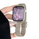 Curea magnetică din metal subțire de lux pentru iWatch Apple Watch 38 mm 40 mm 41 mm pentru Seria 1 2 3 4 5 6 7 8 9 SE 6