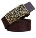 Cureaua de dama din piele cu catarama decorativa J2854 2