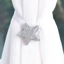 Curtain Clips Decorative Tie Star 26x3x3 cm Plastic Strap for Gathering Curtains and Drapes in a Children's Room 5
