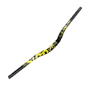Curved Bicycle Handlebars 720 mm Diameter 31.8 mm Rise 30 mm Aluminium Alloy Ergonomic Shape for Mountain and Road Bikes 2