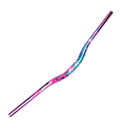 Curved Bicycle Handlebars 780 mm Diameter 31.8 mm Rise 30 mm Aluminium Alloy Ergonomic Shape for Mountain and Road Bikes 1