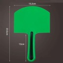 Curved Trowel for Filler 23.5 × 15.2 cm Plastic Spatula for Plasterboard and Plaster Green Spreader for Scooping and Spreading 3