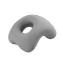 Cuscino a forma di U con apertura per il viso Supporto ergonomico per la testa Cuscino massaggiante e rilassante Schiuma memory Materiale traspirante Riposo confortevole 20x22,5x13,5 cm 5