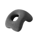 Cuscino a forma di U con apertura per il viso Supporto ergonomico per la testa Cuscino massaggiante e rilassante Schiuma memory Materiale traspirante Riposo confortevole 20x22,5x13,5 cm 1