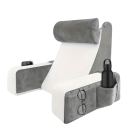 Cuscino da lettura con schienale 35,6 x 39,8 x 48 cm Cuscino di supporto per il letto in schiuma memory Cuscino da lettura per guardare la televisione e giocare 6