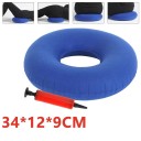 Cuscino da seduta sanitario gonfiabile 34 cm con foro Cuscino Donut contro le emorroidi Dolore al coccige Cuscino ergonomico per sedersi 2