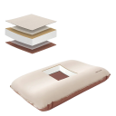 Cuscino da viaggio autogonfiabile 46 x 30 x 9 cm cuscino ultraleggero 3D per campeggio sonno materassino gonfiabile confezione compatta 15 x 22 cm 5