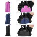 Cuscino da viaggio per i piedi 43x19 cm Rete sospesa portatile con schiuma memory Supporto per i piedi in aereo, auto, treno e ufficio 4