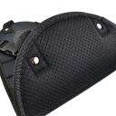 Cuscino da viaggio per i piedi 43x19 cm Rete sospesa portatile con schiuma memory Supporto per i piedi in aereo, auto, treno e ufficio 8