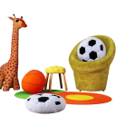 Cuscino decorativo a forma di pallone da calcio 35 × 35 cm morbido in peluche 4