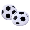 Cuscino decorativo a forma di pallone da calcio 45 × 45 cm cuscino morbido in peluche con imbottitura per la stanza dei bambini e il soggiorno 2
