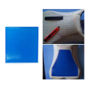 Cuscino in gel per sella di motocicletta 25 x 25 x 1 cm Inserto ammortizzante in poliuretano blu per una seduta confortevole Riduzione delle vibrazioni e della pressione 3