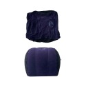 Cuscino portatile gonfiabile multifunzionale 35 x 35 cm Cuscino ergonomico di supporto Poggiapiedi da viaggio schiena braccia Compatto 4