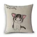 Cushion Cover with a Cute Cat J3400 2