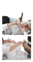 Cushion Hand Rest Stand 300 x 450 x 158 mm Tilt 15° Portable Washable PU Material for Nail Modelling 4