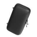 Custodia a doppio strato per USB flash drive 10,2x19,3x5,6 cm Organizer nero per supporti di memoria con scomparti Custodia protettiva da viaggio 5