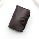 Custodia da viaggio per documenti e carte Custodia compatta con chiusura in PU pelle e poliestere Lunghezza 11 cm Adatta a tasche e borse 8
