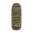 Custodia girevole per torcia 15x5,5 cm Colori neutri Supporto per torcia con clip girevole a 360° Custodia per cintura per torce 4