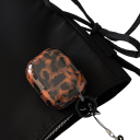 Custodia in ambra per AirPods Pro Finitura lucida Motivo tartaruga Custodia resistente agli urti con ritagli per porta di ricarica Auricolari 3