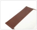 Custodia in pelle marrone per quaderno B5 270 x 193 mm copertura per taccuino agenda con passante per penna 3