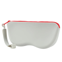 Custodia morbida in silicone per occhiali 17x8x3 cm Pochette cosmetica impermeabile Custodia con zip per monete Borsa antipolvere per donne e ragazze 4