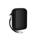 Custodia nera per chiavette USB e schede SD Organizzatore portatile con scomparti Custodia protettiva da viaggio per supporti digitali e schede di memoria 2