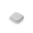 Custodia per apparecchi ortodontici e protesi 8 x 8 x 2,4 cm in plastica con guarnizione in silicone nera per la conservazione di allineatori e protesi 5