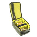 Custodia per attrezzatura da pesca 23 x 10,3 x 15,5 cm Organizzatore compatto per attrezzatura da pesca Custodia rigida per ami, esche e fili Custodia 2