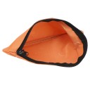 Custodia per attrezzi in tessuto 27,8 x 12,8 cm Grande borsa per attrezzi con zip robusta Custodia resistente per la conservazione degli attrezzi Arancione-Nera 3