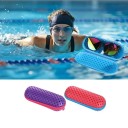 Custodia per occhiali da nuoto 18,5 x 7,5 cm in schiuma EVA Custodia rigida protettiva rossa o viola per bambini e adulti 1