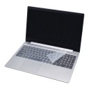 Custodia per tastiera notebook Universale 15–17 pollici 36,5 x 13 cm Sottile silicone Trasparente Protezione contro polvere 1