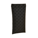 Custodia piatta per occhiali 17,6 x 8 cm Custodia elegante e sagomata con texture Custodia portatile per occhiali da sole e da vista 1