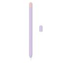 Custodia protettiva in silicone colorato per Apple Pencil 2 con cappuccio removibile, materiale elastico, superficie liscia antiscivolo 6