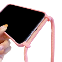 Custodia protettiva in silicone con cordino per Samsung Galaxy S23 Plus 4