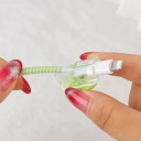 Custodia protettiva in silicone per caricatore Apple 18W/20W con fiocco, set decorativo con protezione contro polvere e danni 6