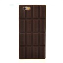 Custodia protettiva in silicone per iPhone - Cioccolato 2