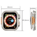 Custodia protettiva per Apple Watch 46 mm Series 10 Bumper in metallo in acciaio inossidabile Custodia per smartwatch iWatch Bumper 4
