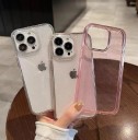 Custodia protettiva trasparente e scintillante per iPhone 15 1
