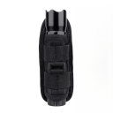 Custodia rotante per torcia 15 x 5,5 cm rotazione a 360° Supporto universale per cintura Materiale resistente Outdoor Escursionismo Uso tattico Fissaggio sicuro 1