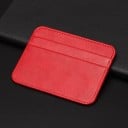 Custodia sottile per carte e documenti in PU pelle Custodia tascabile con diverse tasche Bordo cucito e angoli arrotondati Dimensioni 10,5 x 2