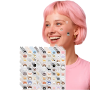 Cute Cat Acne Patches 45 pcs Hydrocolloid Pain-Free Pimple Stickers Treatment Hydration Face Non-Toxic 5