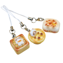 Cute Phone Charms Featuring Cats and Pastries Japanese Cute Keychain Charms Decoration for Mobile, Bag or Backpack 1