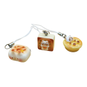 Cute Phone Charms Featuring Cats and Pastries Japanese Cute Keychain Charms Decoration for Mobile, Bag or Backpack 5