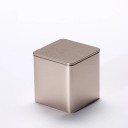 Cutie cadou metalică mică 85 × 85 × 90 mm doză metalică ambalaj colorat pentru ceai cafea zahăr mici obiecte organizator cu capac 5