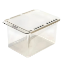 Cutie de depozitare retractabilă pentru baie 12 x 8 x 8 cm PP Cutie de depozitare sub oglindă Capac superior lipit Organizator practic 1