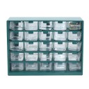 Cutie de depozitare unelte multifuncțională Organizator cu șuruburi Cutie din plastic cu sertare Cutie piese atelier Dosar practică 29,1 x 22,5 x 12,3 cm 5